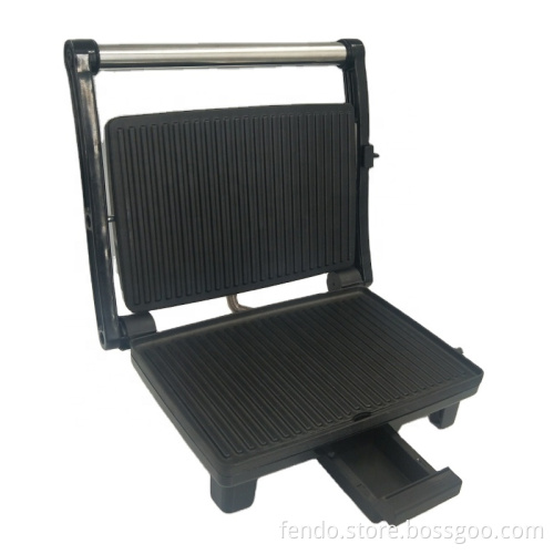 900W Indoor Panini Maker: Multifunctional Steak & BBQ Grill, Smokeless